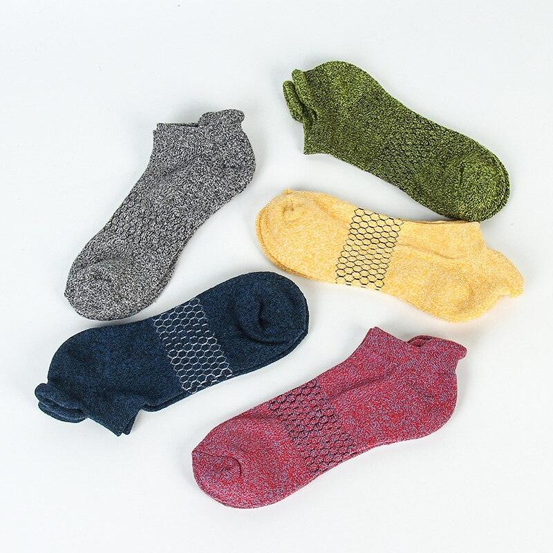 Japanese mesh men terry leisure boat socks - melvincucci
