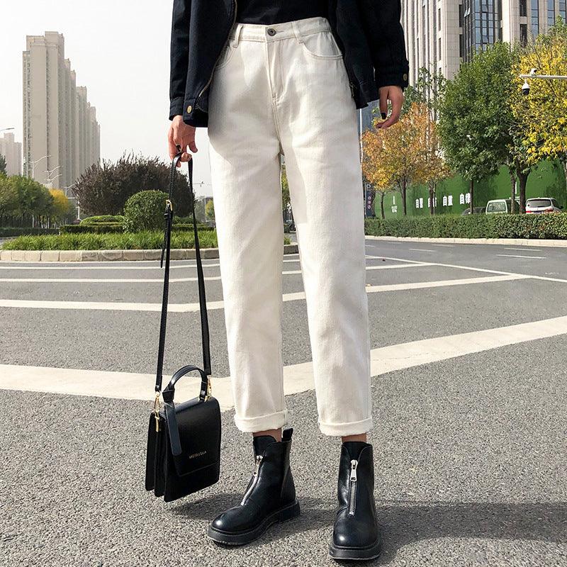 Jeans women wide leg pants women pants - melvincucci