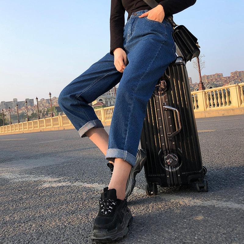Jeans women wide leg pants women pants - melvincucci