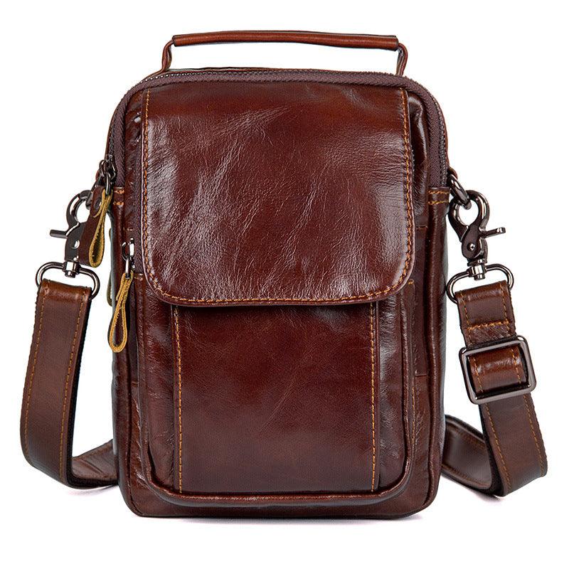 JMD autumn new men's leather bag men trade men package simple leisure bag 1032 - melvincucci