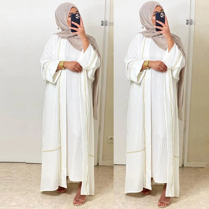 Kaftan Dubai Abaya Kimono Cardigan Muslim Hijab Dress - melvincucci