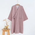 Kimono, Bathrobe, Gauze, Home Wear, Japanese Steamed Thin Night Gown - melvincucci