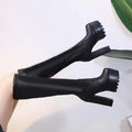 Knee-high boots for women thigh-high boots for women shoe elastic boots - melvincucci