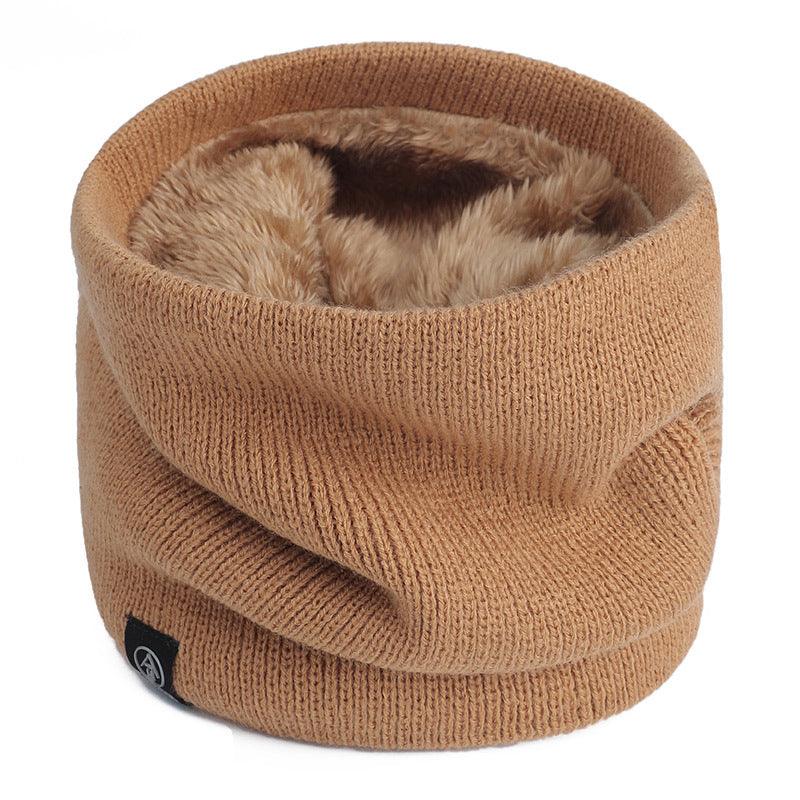 Knitted Wool Scarf Plain Weave Men's And Women's Warm Jacket Scarf - melvincucci