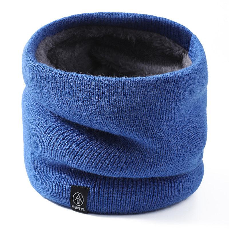 Knitted Wool Scarf Plain Weave Men's And Women's Warm Jacket Scarf - melvincucci