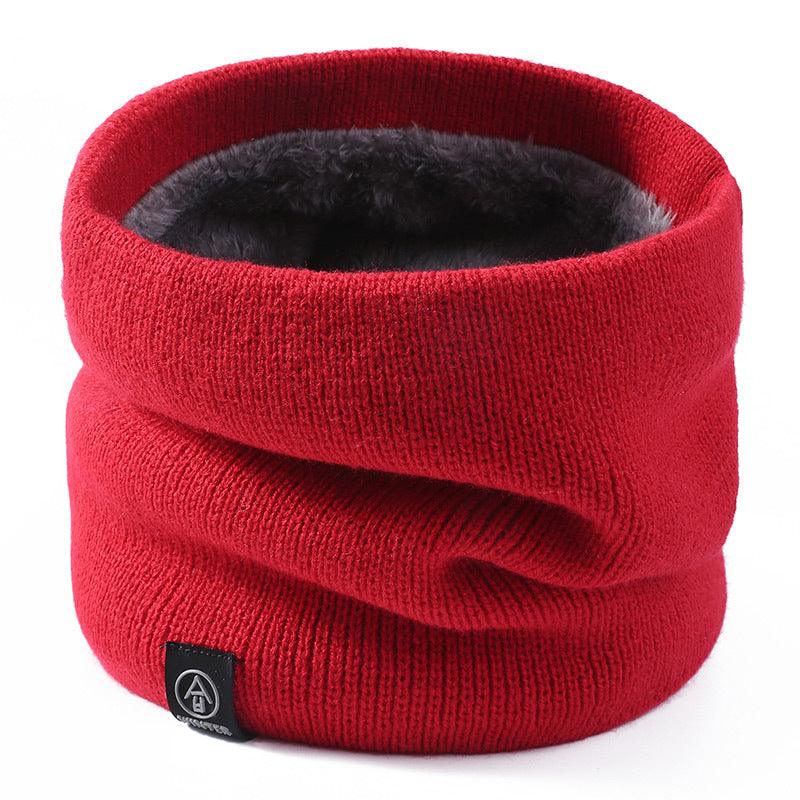 Knitted Wool Scarf Plain Weave Men's And Women's Warm Jacket Scarf - melvincucci