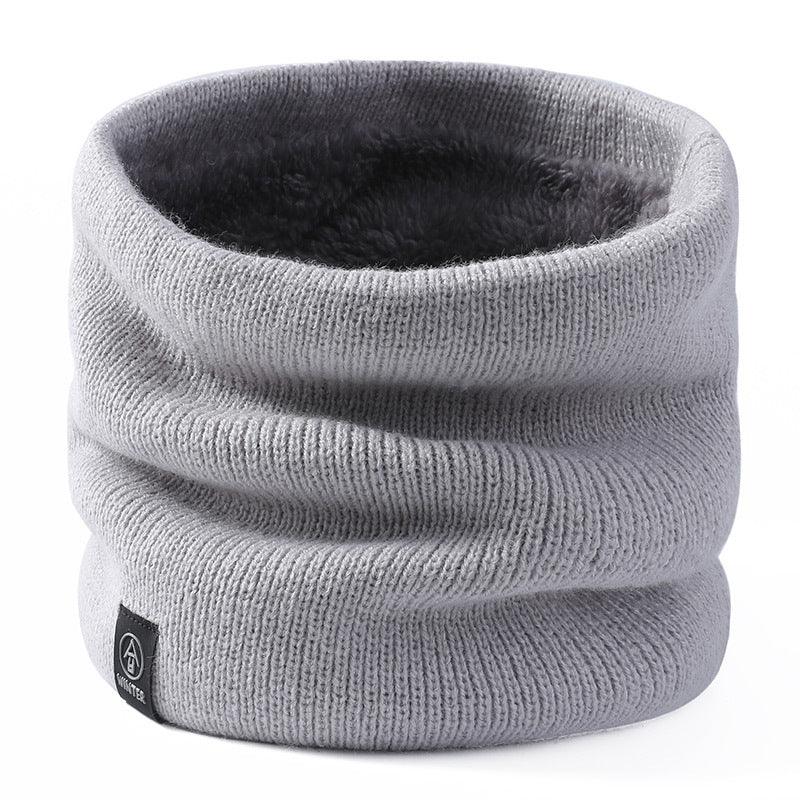 Knitted Wool Scarf Plain Weave Men's And Women's Warm Jacket Scarf - melvincucci