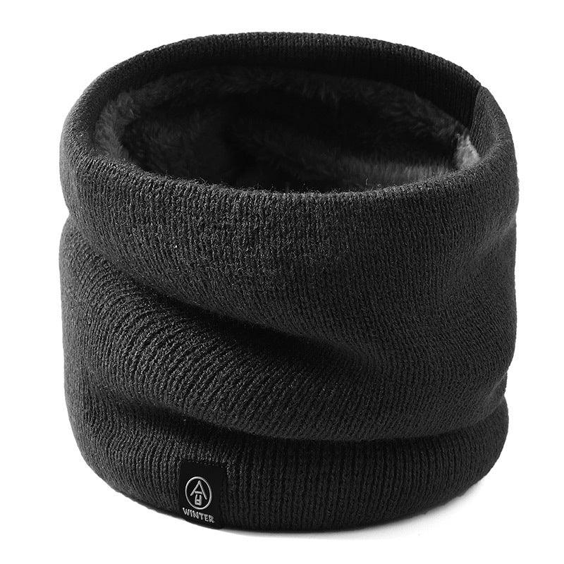 Knitted Wool Scarf Plain Weave Men's And Women's Warm Jacket Scarf - melvincucci