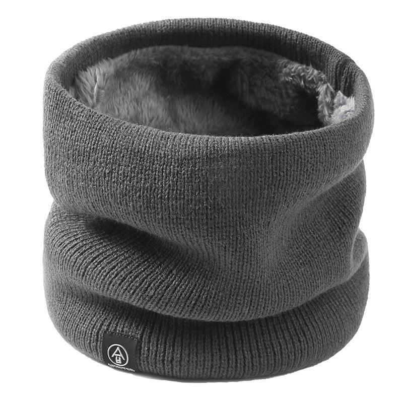 Knitted Wool Scarf Plain Weave Men's And Women's Warm Jacket Scarf - melvincucci