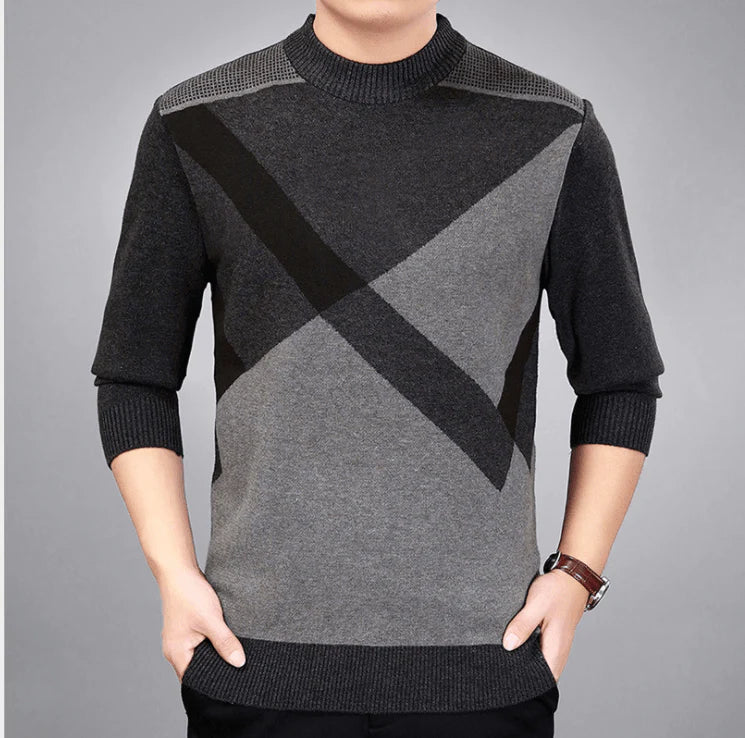 Knitwear casual sweater thickened long sleeve sweater - melvincucci