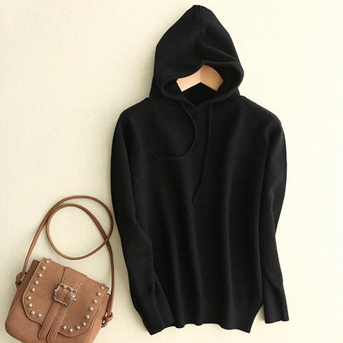 Knitwear Hoodie Loose Base Oversized Jacket - melvincucci