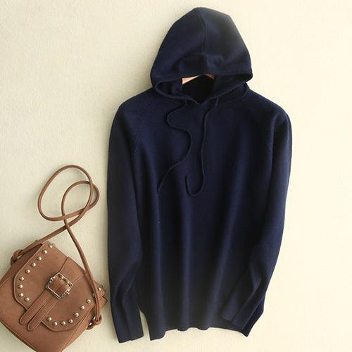 Knitwear Hoodie Loose Base Oversized Jacket - melvincucci
