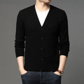 Knitwear Youth Fashion Solid Color Casual Jacket - melvincucci