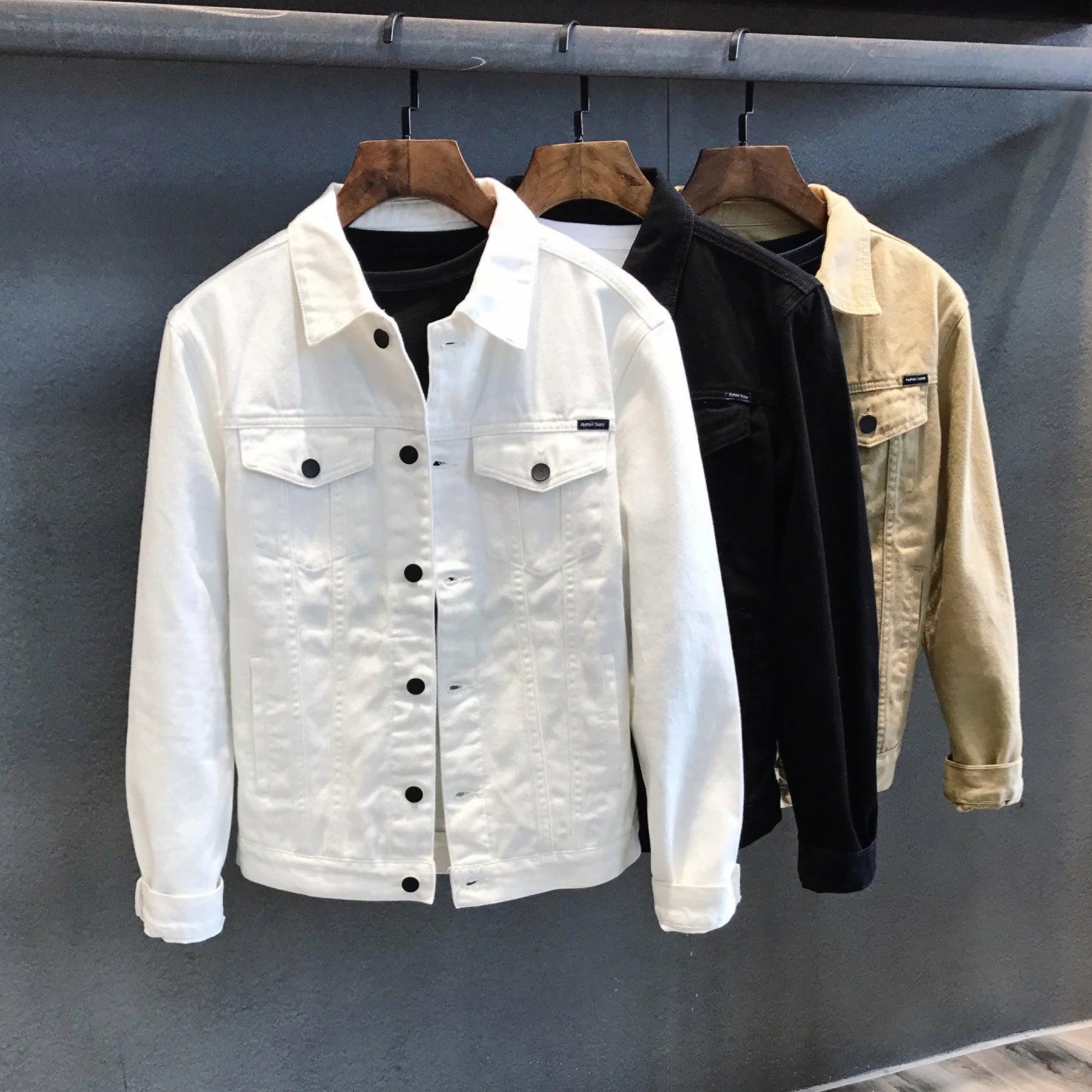 Korean Style Trendy Casual Tooling Denim Jacket Men - melvincucci