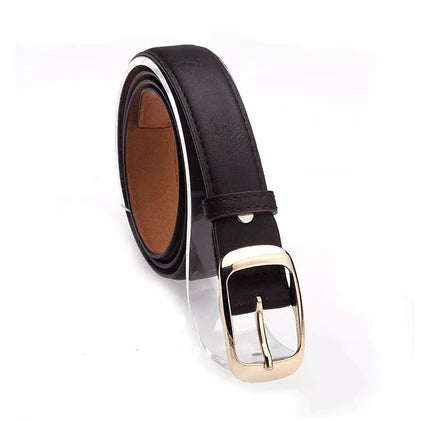 Korean women's casual versatile belts Women's Japanese buckle waistband Fashion trend versatile decorative belt - melvincucci