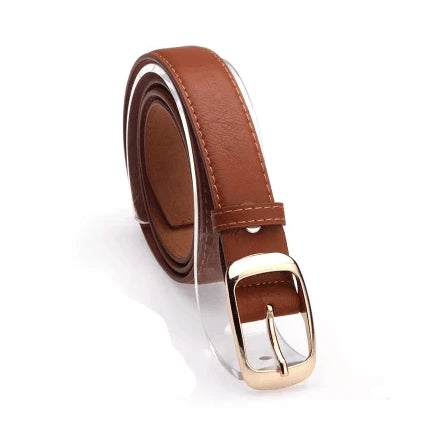 Korean women's casual versatile belts Women's Japanese buckle waistband Fashion trend versatile decorative belt - melvincucci