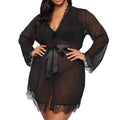 Lace Pajama cardigan lace bathrobe SILK PAJAMA - melvincucci