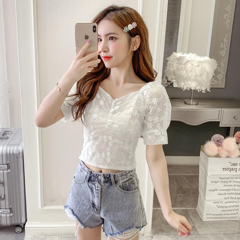 Lace shirt women - melvincucci