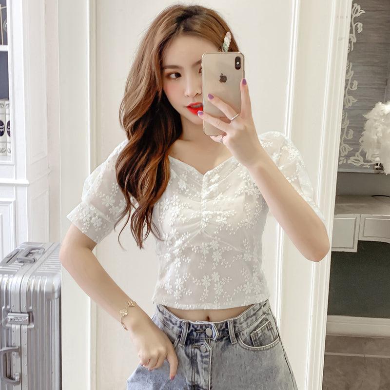 Lace shirt women - melvincucci