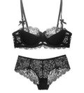 Lace Thin Cotton Underwear Women Set - melvincucci