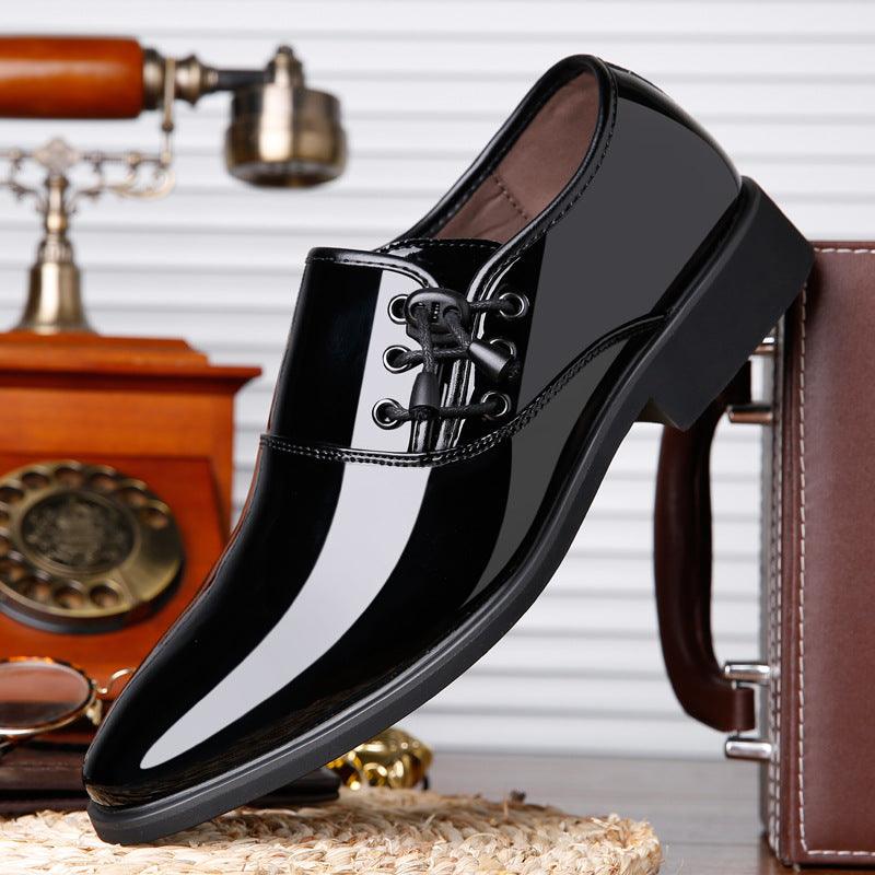 Lace-Up Leather Shoes Men Business Casual Shoes Men - melvincucci