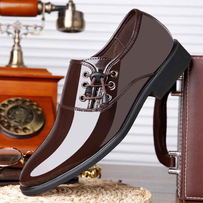 Lace-Up Leather Shoes Men Business Casual Shoes Men - melvincucci