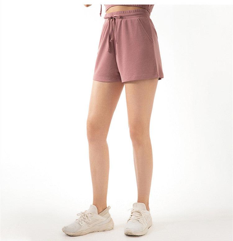 Lace Wide Loose Shorts Women HipsRunning Sports Fitness Fashion Casual Yoga Shorts - melvincucci