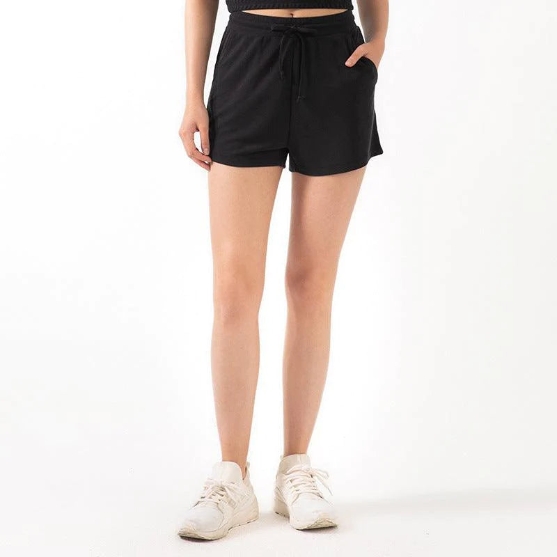Lace Wide Loose Shorts Women HipsRunning Sports Fitness Fashion Casual Yoga Shorts - melvincucci