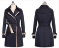 Ladies Autumn Trench Coat For Women Winter Long Coats - melvincucci