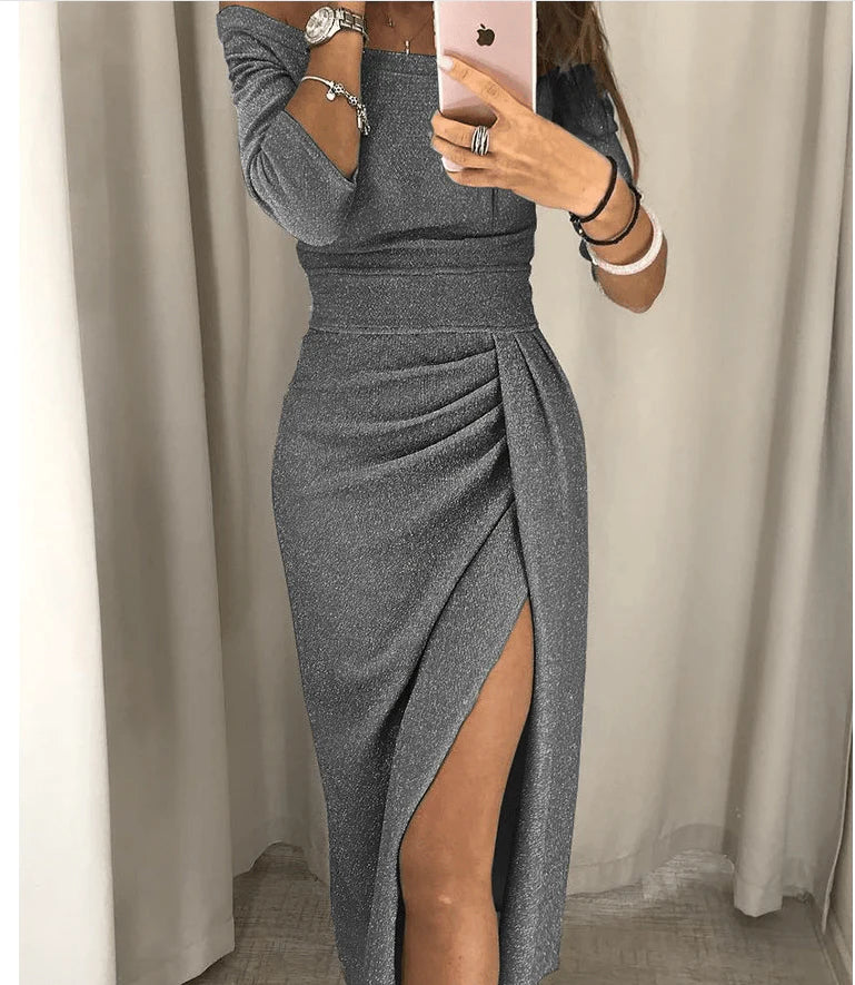 Ladies bag hip  neck collar dress bright crystal dress dress evening dress - melvincucci