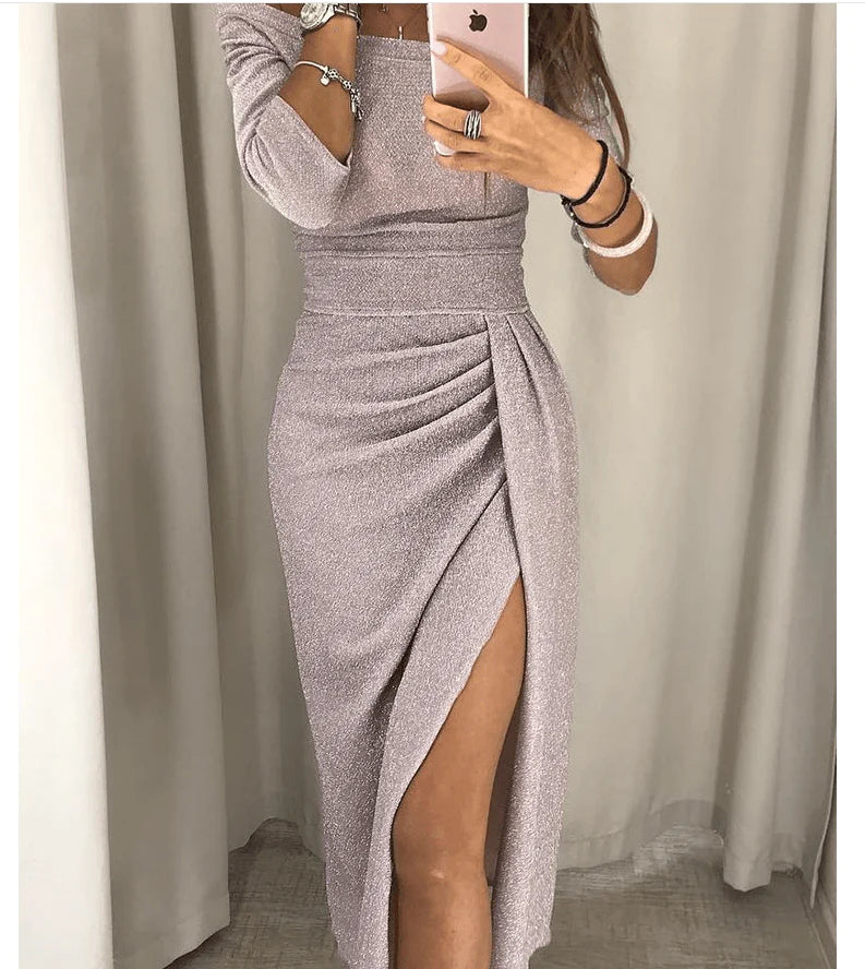 Ladies bag hip  neck collar dress bright crystal dress dress evening dress - melvincucci