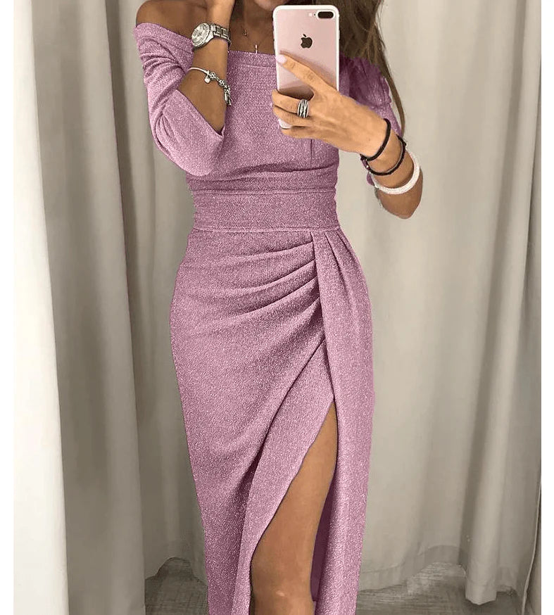 Ladies bag hip  neck collar dress bright crystal dress dress evening dress - melvincucci