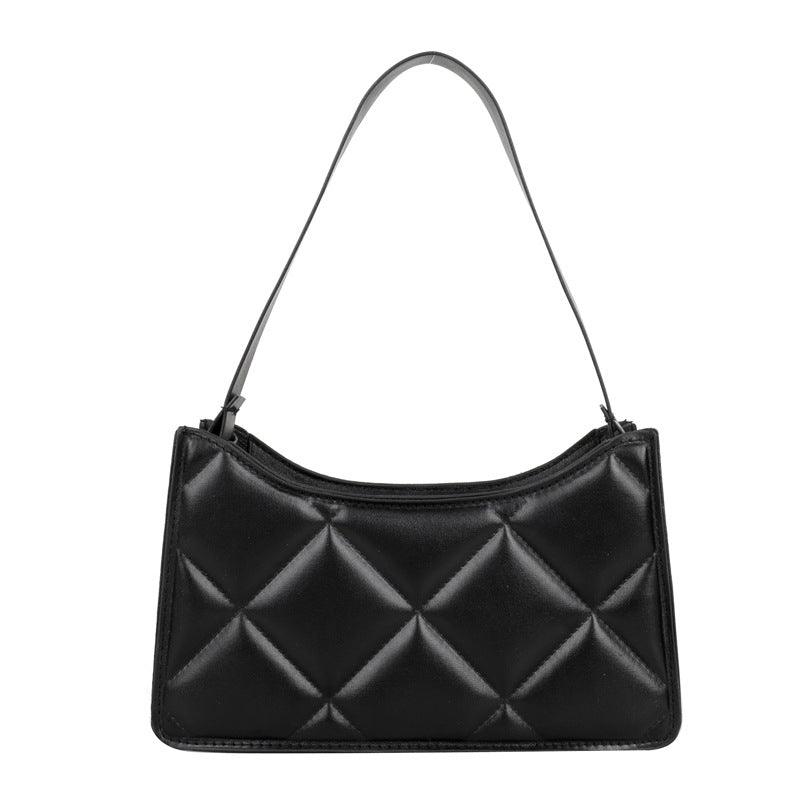 Ladies Bags Shoulder Underarm Bags Diagonal Bags Lingge Casual Small Square Bags - melvincucci