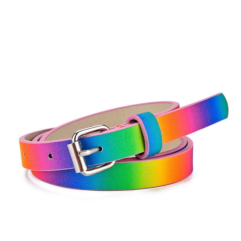 Ladies Kids Belts Heart Glitter  Jeans Cropped - melvincucci