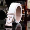 Ladies luxury belts cummerbunds for women G buckle Belt Genuine Leather belt Fashion genuine leather men belts buckle - melvincucci