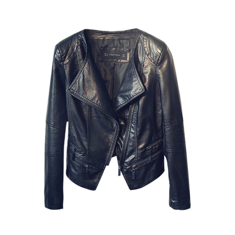 Ladies short locomotive leather women - melvincucci