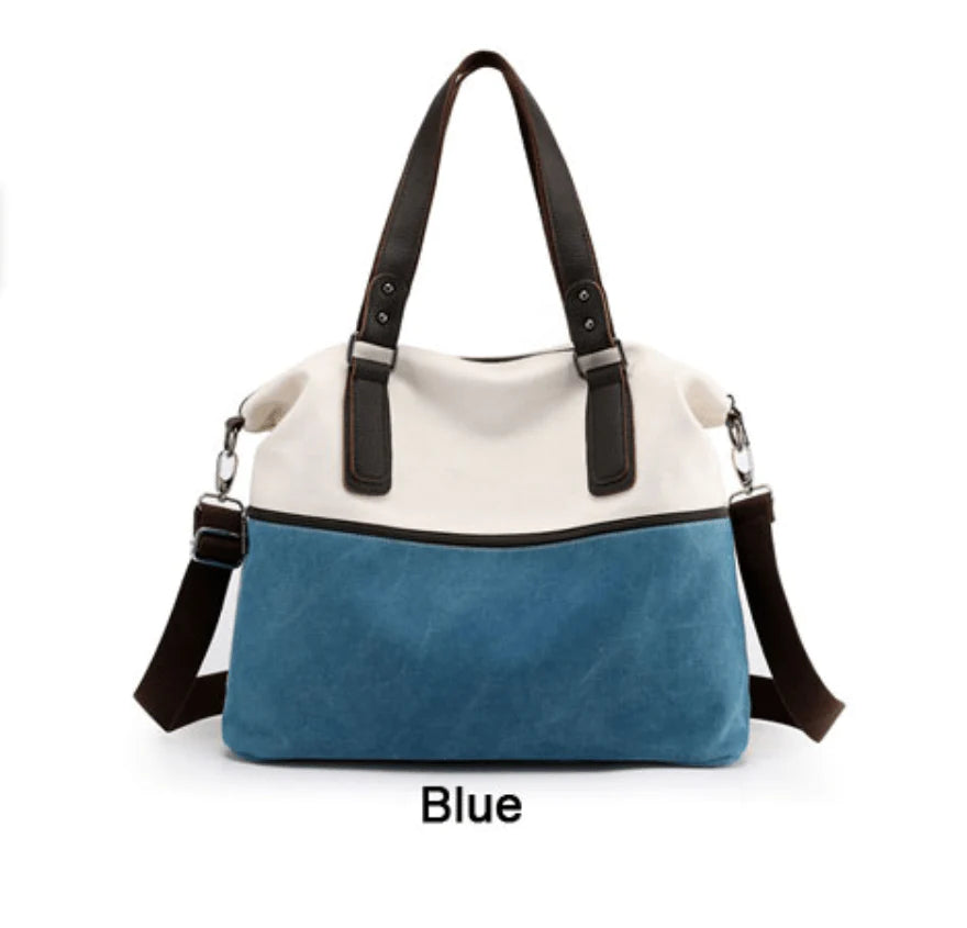 Ladies Shoulder Bag Shopper Handbag Large Bags for Women Bags Casual Canvas Messenger Purse Hobo Bags Women Bag Female Tote - melvincucci