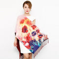 Ladies silk scarf double silk scarf women long - melvincucci