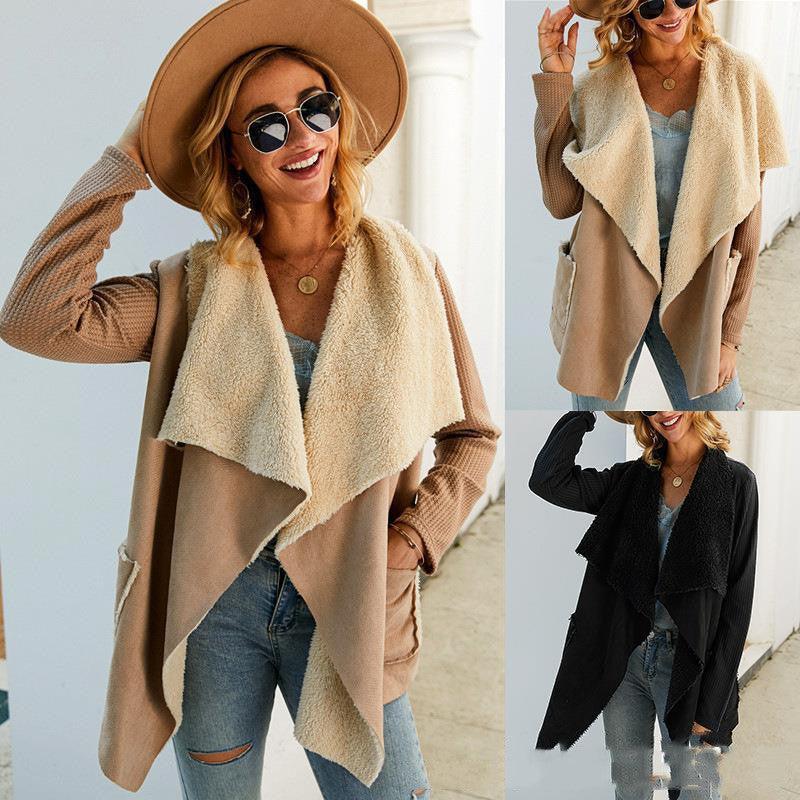 Lapel Coats Faux Fur Woman Dust Coat Short Jacket Female - melvincucci