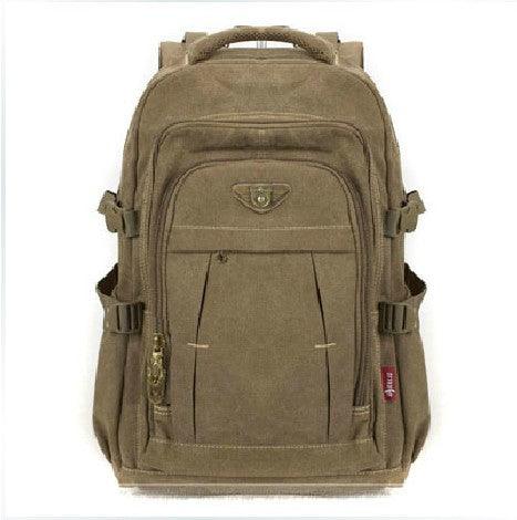 Large Capacity Men And Women Backpack Travel Bag Canvas Bag - melvincucci