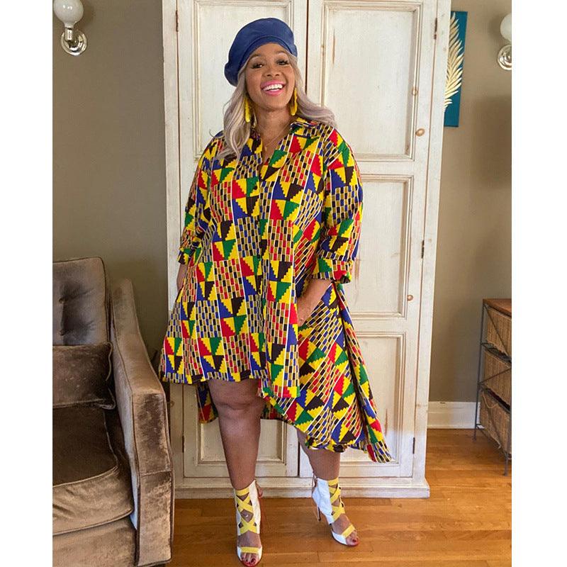 Large Size Fashion Sexy African Dress for Ladies - melvincucci