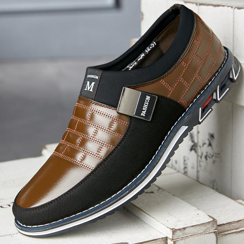 Large Size Leather Shoes Men 2020 New Casual Leather Shoes Men - melvincucci
