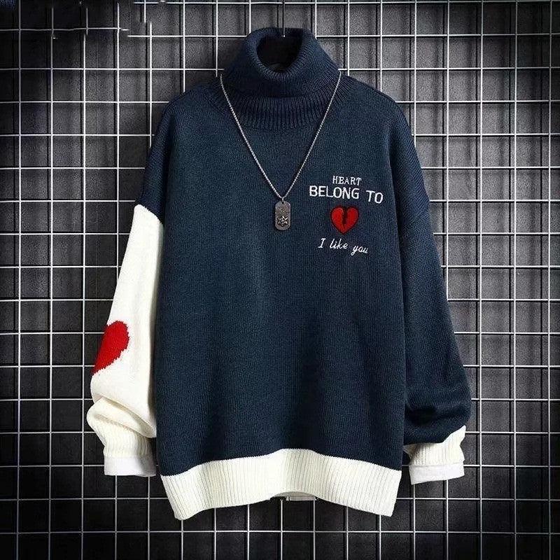 Lazy Japanese Sweater Jacket Thicken Couple Knitwear - melvincucci