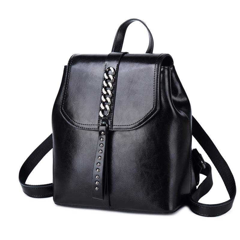 Leather Backpack Women Car Stitching Fashion Leather Casual Backpack Women Travel Backpack - melvincucci