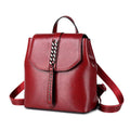 Leather Backpack Women Car Stitching Fashion Leather Casual Backpack Women Travel Backpack - melvincucci