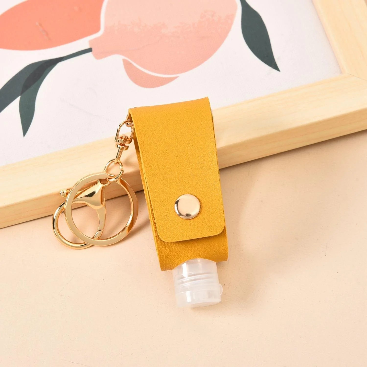 Leather Case Anti-epidemic Small Artifact PU Small Leather Case Key Pendant - melvincucci