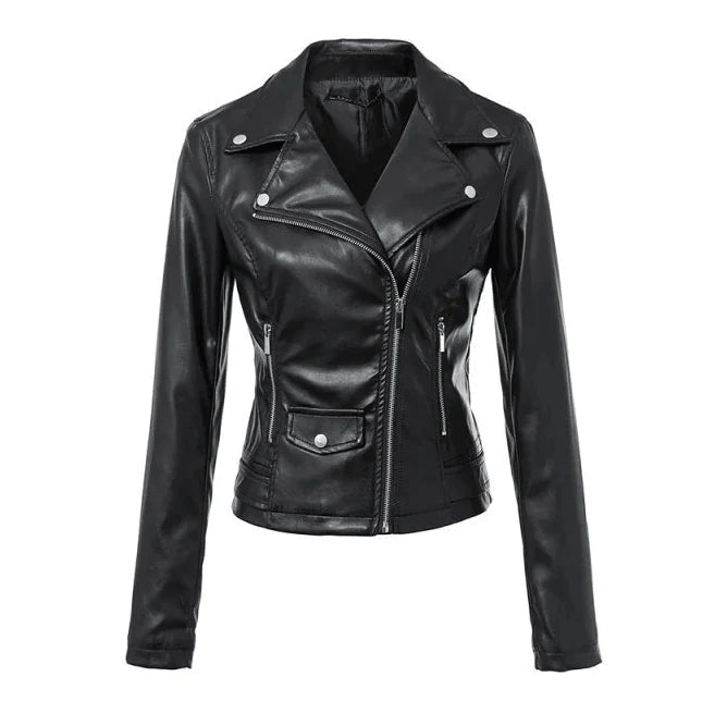Leather coats Motorcycle Jacket Black Outerwear leather PU Jacket - melvincucci