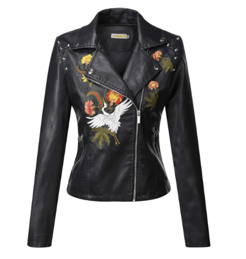 Leather coats Motorcycle Jacket Black Outerwear leather PU Jacket - melvincucci