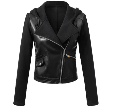 Leather coats Motorcycle Jacket Black Outerwear leather PU Jacket - melvincucci