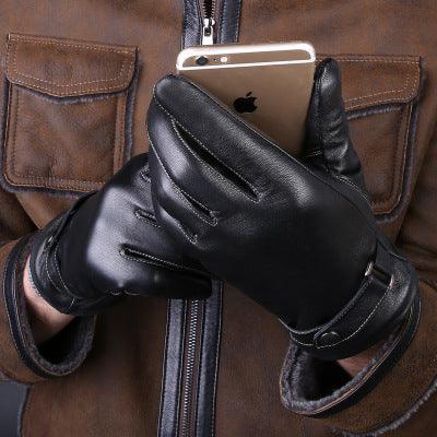 Leather gloves for men - melvincucci